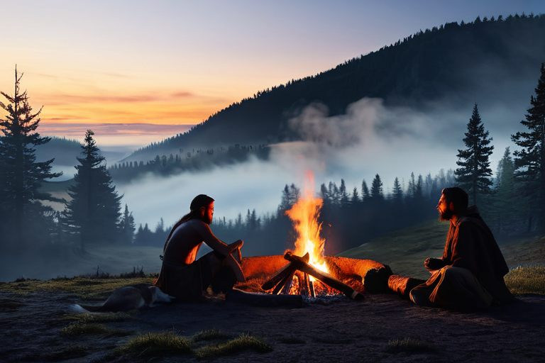 Ancient human and wolf partnership