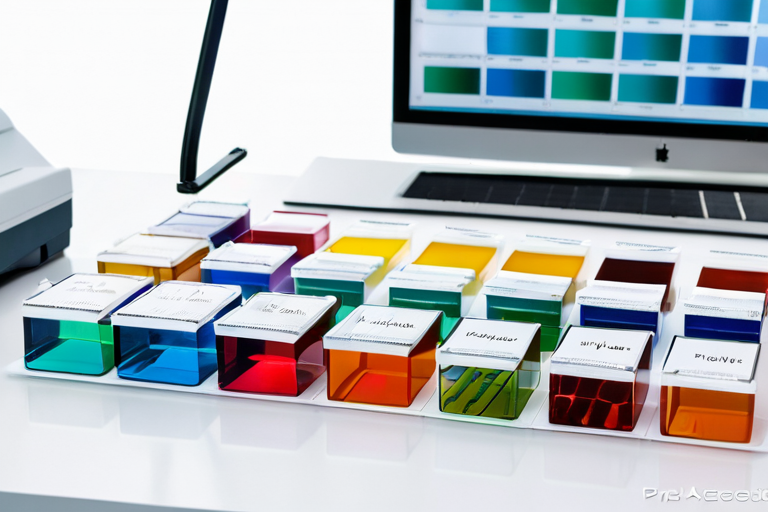 Veterinary researcher examining pet microbiome samples