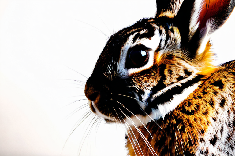 Rabbit demonstrating various communication behaviors