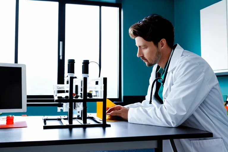 Dog participating in cognitive research study