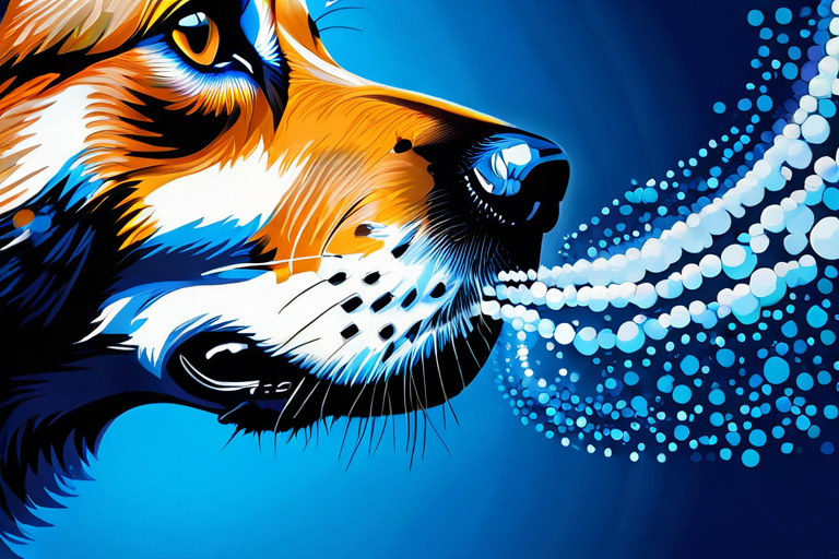 Dog sniffing for illness detection