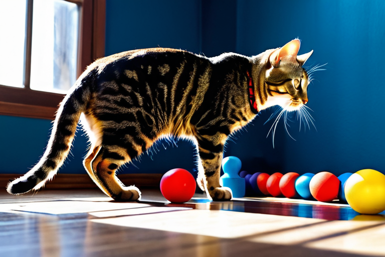 Cat demonstrating natural hunting instincts and behaviors