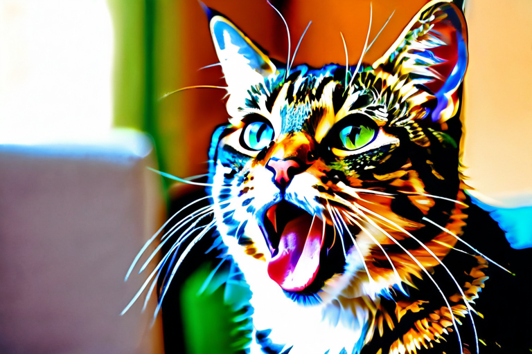 Cat making different vocal sounds