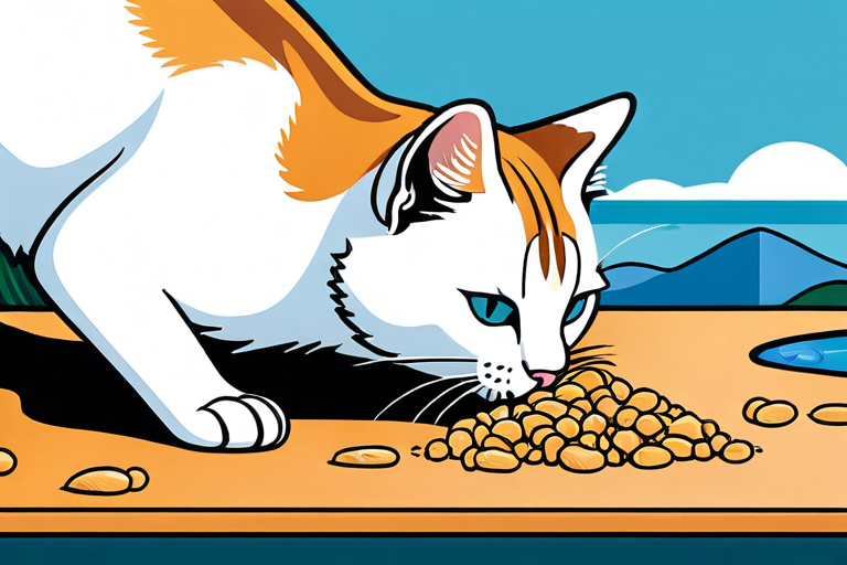 Cat vomiting causes illustration