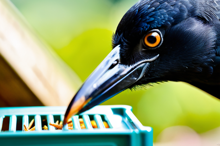 New Caledonian Crow using tools to obtain food