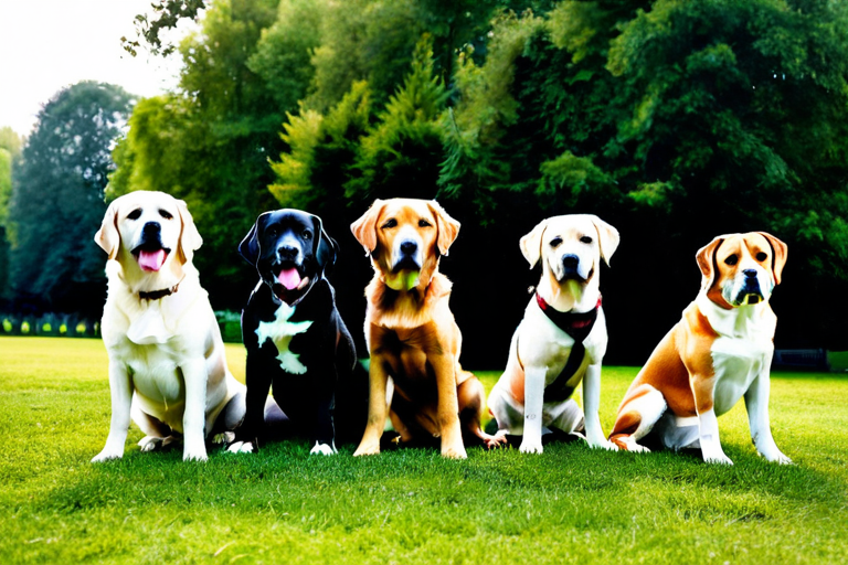 Popular dog breeds in American households