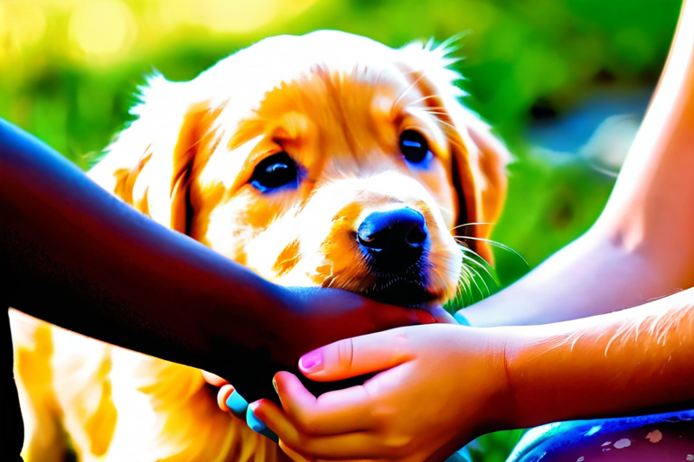 Proper dog socialization with children