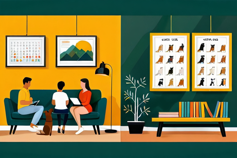 Family considering dog breed factors