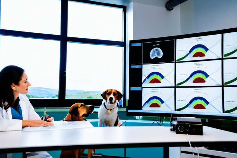 Dog responding to human emotional cues