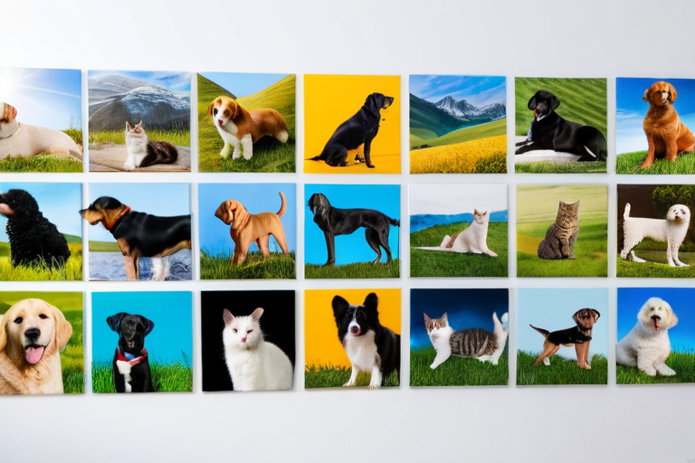 Pets at different life stages