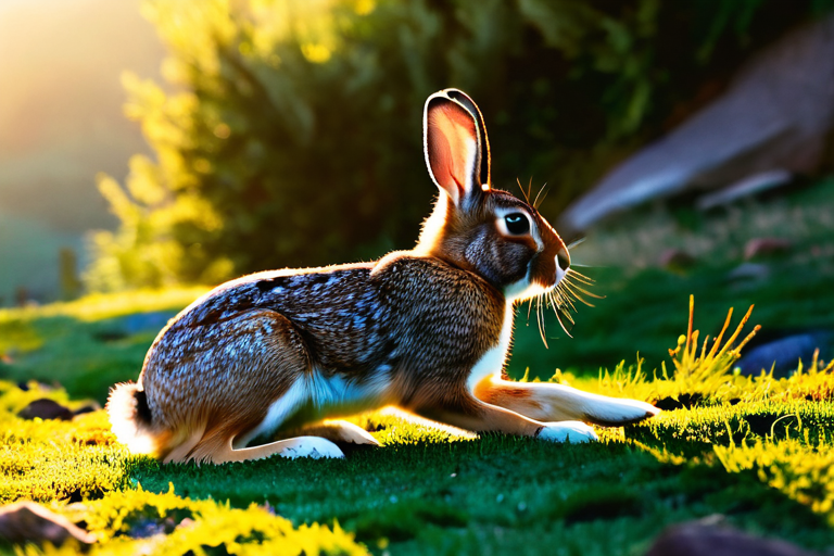 Rabbit thumping behavior as warning signal