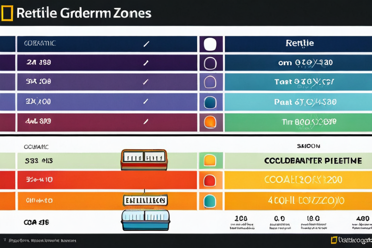 Diagram showing thermal gradient in reptile enclosure