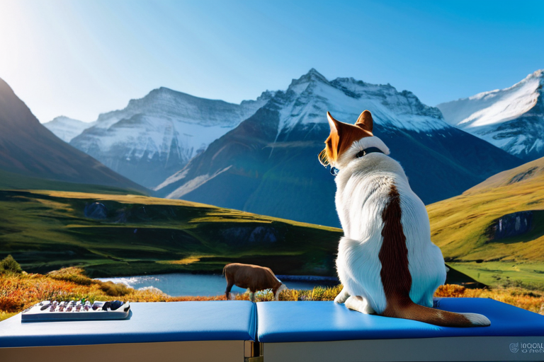 Therapy animal in clinical setting