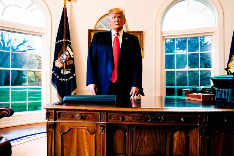 Donald Trump at the White House