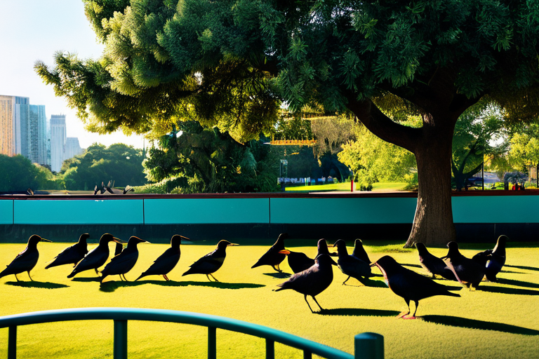 Urban wildlife adapting to pet presence