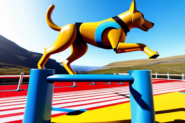 Wuffy Robot Dog demonstrating movement capabilities