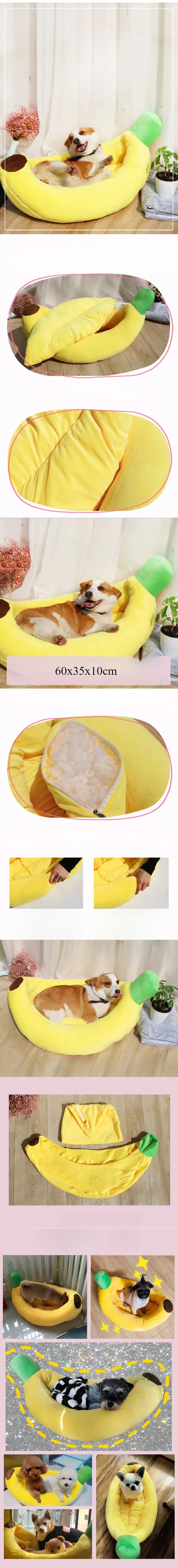 Discover the ultimate comfort for your furry friend with our Cute Pet Banana Cat Nest and Portable Warm Dog Nest. Designed for year-round use, this versatile pet bed offers a cozy retreat during colder months and a cool resting spot in the summer. Its unique banana shape adds a fun touch to your home while providing a secure and comfortable space for your pet. Perfect for cats and dogs alike, this seasonal universal pet nest is a must-have in your pet supplies collection. Order yours today, model 240723, and give your pet the gift of comfort and style.